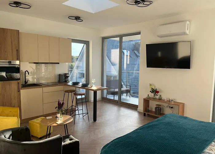 Sloneczny Widok Boczny Na Jezioro